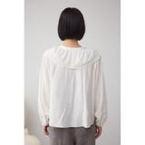 レースアップラッフルブラウス | AZUL BY MOUSSY | 詳細画像7 