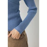 クロスデザイン長袖ニットトップス | AZUL BY MOUSSY | 詳細画像37