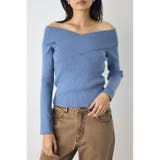 クロスデザイン長袖ニットトップス | AZUL BY MOUSSY | 詳細画像30