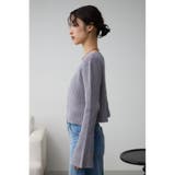 モールヤーンダブルジップカーディガン | AZUL BY MOUSSY | 詳細画像27