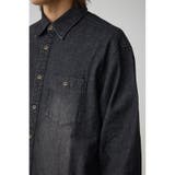 AZUL DENIM ダメージシャツ | AZUL BY MOUSSY | 詳細画像9