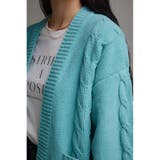 シェニールケーブルニットカーディガン | AZUL BY MOUSSY | 詳細画像30