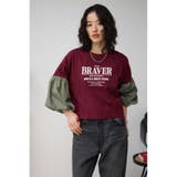 ボリュームスリーブドッキングTシャツ | AZUL BY MOUSSY | 詳細画像13 
