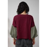 ボリュームスリーブドッキングTシャツ | AZUL BY MOUSSY | 詳細画像17 