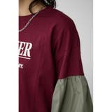 ボリュームスリーブドッキングTシャツ | AZUL BY MOUSSY | 詳細画像20 