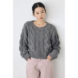 C.GRY | ダブルジップニットカーディガン | AZUL BY MOUSSY