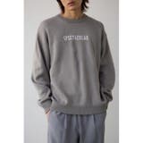 GRY | ロゴジャガードニット | AZUL BY MOUSSY