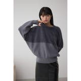 シャギー切替ドルマンニット | AZUL BY MOUSSY | 詳細画像23 