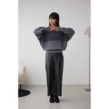 シャギー切替ドルマンニット | AZUL BY MOUSSY | 詳細画像24 