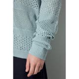 透かし編み柄変化カーディガン | AZUL BY MOUSSY | 詳細画像21 