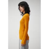 SLEEVE FLARE RIB KNIT TOPS | AZUL BY MOUSSY | 詳細画像26 