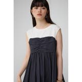 ギャザービスチェレイヤードトップス | AZUL BY MOUSSY | 詳細画像1