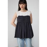 ギャザービスチェレイヤードトップス | AZUL BY MOUSSY | 詳細画像2