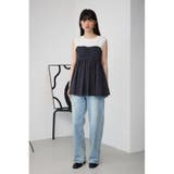 ギャザービスチェレイヤードトップス | AZUL BY MOUSSY | 詳細画像3