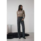 ジャガードロゴリブトップス | AZUL BY MOUSSY | 詳細画像14