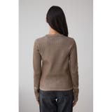 ジャガードロゴリブトップス | AZUL BY MOUSSY | 詳細画像17