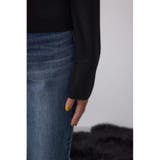 格上げ ヘンリーネックデザインニットトップス | AZUL BY MOUSSY | 詳細画像9