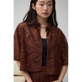 ハーフスリーブクロップドレースシャツ | AZUL BY MOUSSY | 詳細画像21