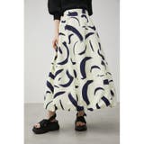 柄BEG5 | NATURE PATTERN BALLOON SKIRT | AZUL BY MOUSSY