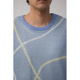 ライン柄クルーネック半袖ニット | AZUL BY MOUSSY | 詳細画像28 