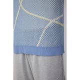 ライン柄クルーネック半袖ニット | AZUL BY MOUSSY | 詳細画像30 