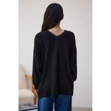 ヘリンボーンニットカーディガン | AZUL BY MOUSSY | 詳細画像6