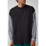 柄BLK5 | シャツレイヤードポンチトップス | AZUL BY MOUSSY