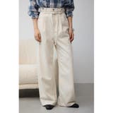 IVOY3 | サスツキデニムワイドパンツ | AZUL BY MOUSSY