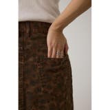 AZUL DENIM 起毛ツイルレオパードミニ | AZUL BY MOUSSY | 詳細画像25