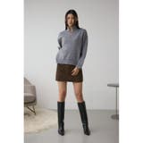 AZUL DENIM 起毛ツイルレオパードミニ | AZUL BY MOUSSY | 詳細画像16 