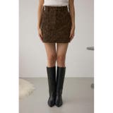 AZUL DENIM 起毛ツイルレオパードミニ | AZUL BY MOUSSY | 詳細画像18