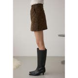 AZUL DENIM 起毛ツイルレオパードミニ | AZUL BY MOUSSY | 詳細画像19 