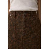 AZUL DENIM 起毛ツイルレオパードミニ | AZUL BY MOUSSY | 詳細画像21