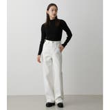 HIGH WAIST DENIM WIDE 3 | AZUL BY MOUSSY | 詳細画像3