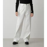 HIGH WAIST DENIM WIDE 3 | AZUL BY MOUSSY | 詳細画像1