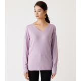 NUDIE V/N KNIT TOPS Ⅲ/ヌーディーVネックニットトップスⅢ | AZUL BY MOUSSY | 詳細画像4 