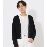 BUTTON SHORT CARDIGAN/ボタンショートカーディガン | AZUL BY MOUSSY | 詳細画像10 