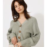 BUTTON SHORT CARDIGAN/ボタンショートカーディガン | AZUL BY MOUSSY | 詳細画像1 