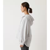 LACE-UP LOOSE HOODIE/レースアップルーズフーディ | AZUL BY MOUSSY | 詳細画像5 