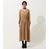 COLLARLESS BLOUSING ONEPIECE | AZUL BY MOUSSY | 詳細画像4 