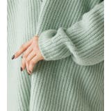 V/N LOOSE KNIT TOPS/Vネックルーズニットトップス | AZUL BY MOUSSY | 詳細画像8 