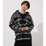 SHAGGY CHECK OVER | AZUL BY MOUSSY | 詳細画像10 