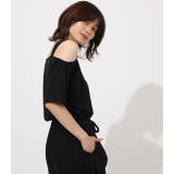 One shoulder cut all in one | AZUL BY MOUSSY | 詳細画像3 