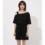 One shoulder cut all in one | AZUL BY MOUSSY | 詳細画像4 