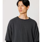 WAFFLE LAYER BIG TEE/ワッフルレイヤードビッグTシャツ | AZUL BY MOUSSY | 詳細画像2 