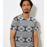 PILE JACQUARD TEE/パイルジャガードTシャツ | AZUL BY MOUSSY | 詳細画像2 