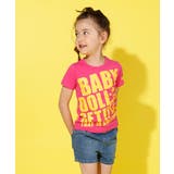ピンク | ロゴ メッセージ Tシャツ | BABYDOLL