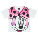 ミニー | 親子お揃い ディズニー グラデーションBIGフェイス半袖Tシャツ 8016K | BABYDOLL