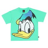ドナルド | 親子お揃い ディズニー グラデーションBIGフェイス半袖Tシャツ 8016K | BABYDOLL