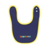 16カラフルロゴ/ブルー | リバーシブルスタイ 8613 | BABYDOLL